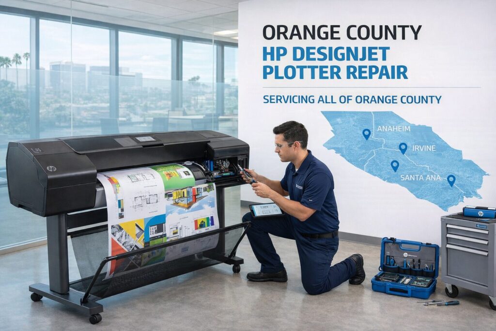 HP DesignJet Plotter Repair | Service Orange County
