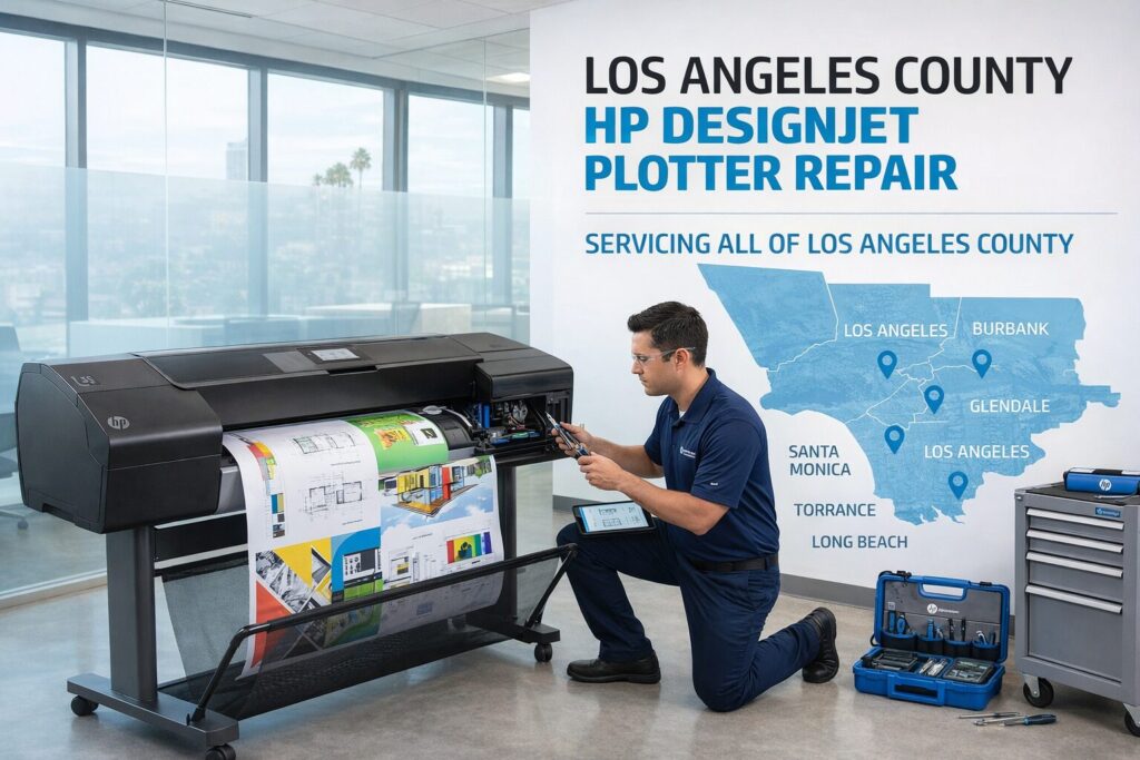 HP DesignJet Plotter Repair | Service  Los Angeles 