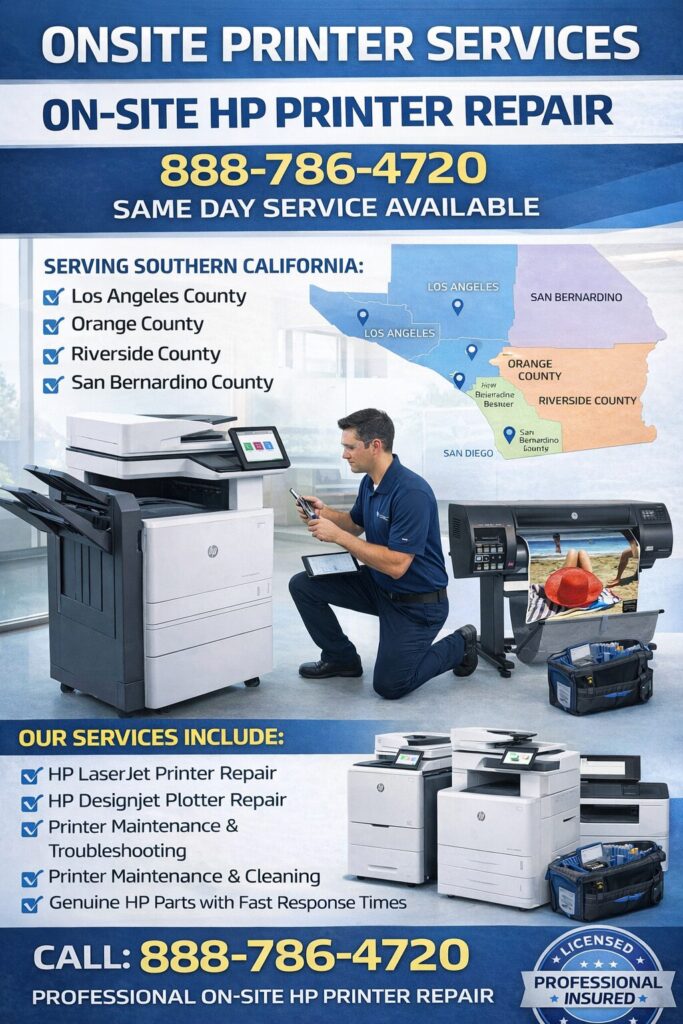 HP Printer repair Los Angeles 